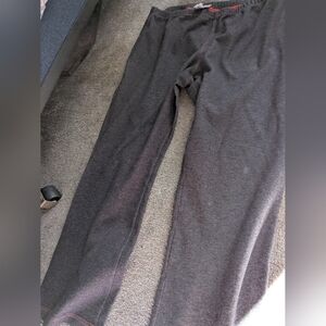 Bloomingdale's Charcoal and Red Jogger Pants